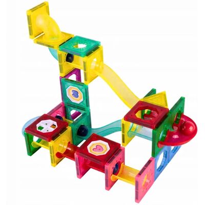 Inny producent Klocki Magnetyczne Zjeżdżalnia 3D Kulkowy Konstrukcyjne Świecący Tor Inny producent Klocki Magnetyczne Zjeżdżalnia 3D Kulkowy Konstrukcyjne Świecący Tor