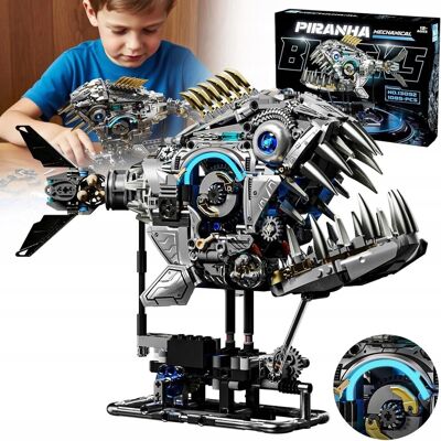 inna (Inny) KLOCKI MECHANICZNE PIRANIA 1085 ELEMENTÓW Z RUCHOMYMI CZĘŚCIAMI I ŚWIATŁEM inna (Inny) KLOCKI MECHANICZNE PIRANIA 1085 ELEMENTÓW Z RUCHOMYMI CZĘŚCIAMI I ŚWIATŁEM