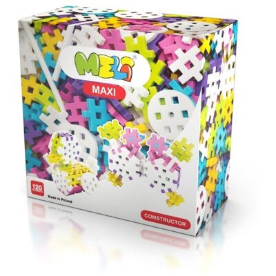 Klocki Meli Maxi Constructor Pink 120 el. Klocki Meli Maxi Constructor Pink 120 el.
