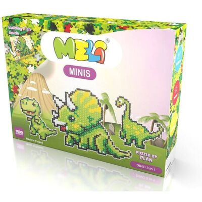 Klocki Meli Minis Dino 3w1 1000 el. Klocki Meli Minis Dino 3w1 1000 el.