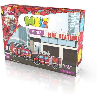 Klocki Meli Minis Fire 2w1 - 500 el. Klocki Meli Minis Fire 2w1 - 500 el.