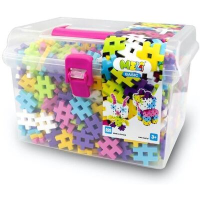 Klocki Meli Pink Basic Travel Box 500 el. Klocki Meli Pink Basic Travel Box 500 el.
