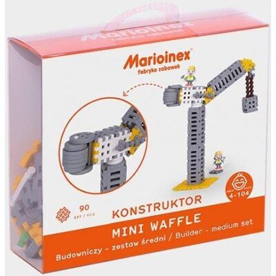 Marioinex Mini Waffle Konstrukcyjne Klocki - Średni Budowniczy Marioinex Mini Waffle Konstrukcyjne Klocki - Średni Budowniczy