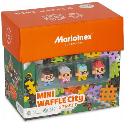 Klocki Mini Wafle City Miasto Marioinex 280 Elementów Klocki Mini Wafle City Miasto Marioinex 280 Elementów