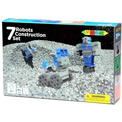 Klocki Morphun 7 Robotów Box - 80 el. Klocki Morphun 7 Robotów Box - 80 el.