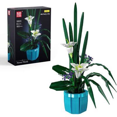 MOULD KING 10023 Kwiatowy bukiet Klocki konstrukcyjne Orchidea Doniczka Prezent na Walentynki MOULD KING 10023 Kwiatowy bukiet Klocki konstrukcyjne Orchidea Doniczka Prezent na Walentynki