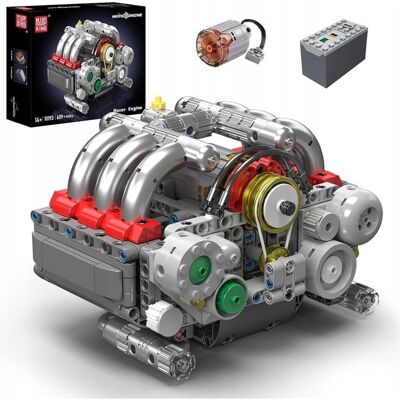 KLOCKI MOULD KING 10193 SILNIK PORSHE BOXER FLAT-6 ENGINE 609 EL. KLOCKI MOULD KING 10193 SILNIK PORSHE BOXER FLAT-6 ENGINE 609 EL.