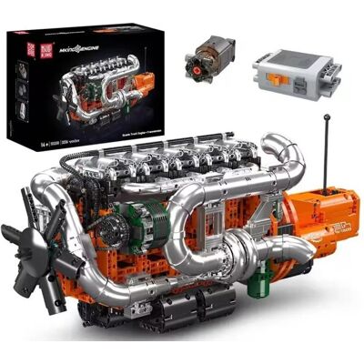 Klocki Mould King 10200 Silnik Ciężarówka Tir Rzędowy V6 Engine 3236 El. Klocki Mould King 10200 Silnik Ciężarówka Tir Rzędowy V6 Engine 3236 El.