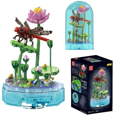 Mould King Klocki Music Box z ważką – pozytywka LED 396 elementów Mould King Klocki Music Box z ważką – pozytywka LED 396 elementów
