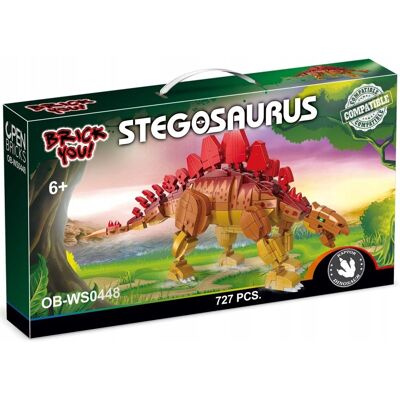 Open Bricks - Stegosaurus - 727 elementów - Plastik - Zestaw konstrukcyjny Open Bricks - Stegosaurus - 727 elementów - Plastik - Zestaw konstrukcyjny