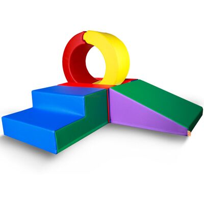 JumboJoy Klocki piankowe dla dzieci XXL - 5 dużych, miękkich elementów do budowania JumboJoy Klocki piankowe dla dzieci XXL - 5 dużych, miękkich elementów do budowania