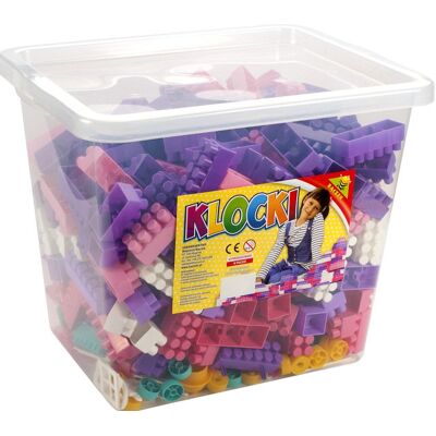 Inny producent Klocki Plasikowe Duży Pojemnik, 500 el. Inny producent Klocki Plasikowe Duży Pojemnik, 500 el.