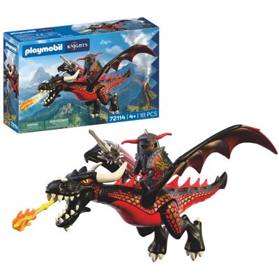 KLOCKI Playmobil 72114 Czarny smok KLOCKI Playmobil 72114 Czarny smok