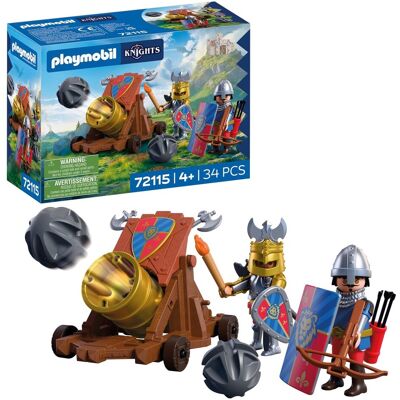 KLOCKI Playmobil 72115 Uzbrojeni Rycerze Herbu Lew KLOCKI Playmobil 72115 Uzbrojeni Rycerze Herbu Lew