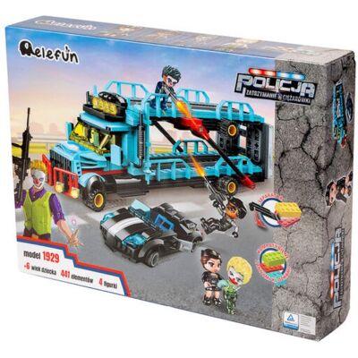 elefun toys Klocki Policja Zatrzymanie Ciężarówki 441El Elefun elefun toys Klocki Policja Zatrzymanie Ciężarówki 441El Elefun