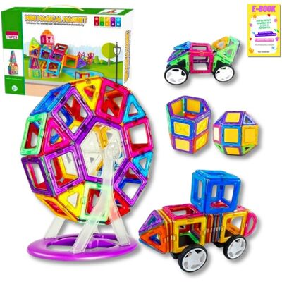 Pltb KLOCKI PREZENT KLOCKI MAGNETYCZNE KONSTRUKCYJNE Kafelki Płytki Zestaw 76el Rainbow Magnetic tiles PREZENT DLA DZIECKA + EBOOK Pltb KLOCKI PREZENT KLOCKI MAGNETYCZNE KONSTRUKCYJNE Kafelki Płytki Zestaw 76el Rainbow Magnetic tiles PREZENT DLA DZIECKA + EBOOK
