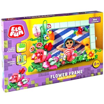 Klocki Ramka Kwiatowa ramka na zdjęcia z klocków 366 el. dzieci 6+ Elefun Klocki Ramka Kwiatowa ramka na zdjęcia z klocków 366 el. dzieci 6+ Elefun