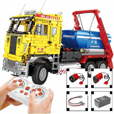 Klocki Reobrix Ciężarówka Dumpster Container Truck Dynamic 1918 Pcs Technik Klocki Reobrix Ciężarówka Dumpster Container Truck Dynamic 1918 Pcs Technik