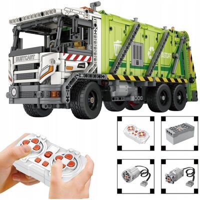 Klocki Reobrix Ciężarówka Śmieciarka Garbage Truck Dynamic 1468 Pcs Technik Klocki Reobrix Ciężarówka Śmieciarka Garbage Truck Dynamic 1468 Pcs Technik