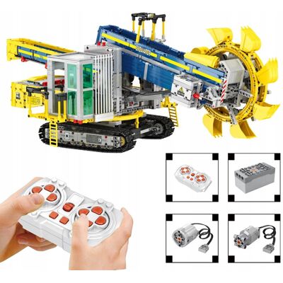 Klocki Reobrix Dźwig Koparka Bucket Wheel Excavator Dynamic 3188Pcs Technik Klocki Reobrix Dźwig Koparka Bucket Wheel Excavator Dynamic 3188Pcs Technik