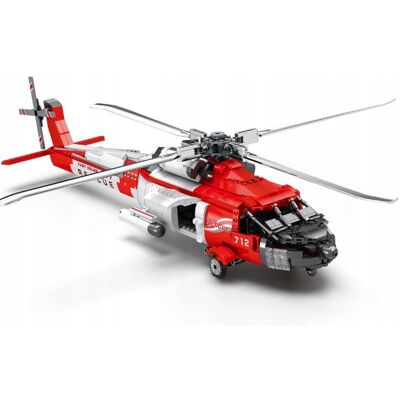 Klocki reobrix helikopter ratowniczy hh-60j 1137 pcs technik Klocki reobrix helikopter ratowniczy hh-60j 1137 pcs technik