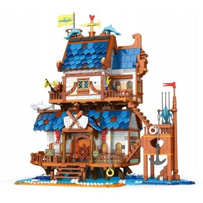 Klocki Reobrix Klimatyczna Chatka Rybaka 2450 Pcs Technik Klocki Reobrix Klimatyczna Chatka Rybaka 2450 Pcs Technik
