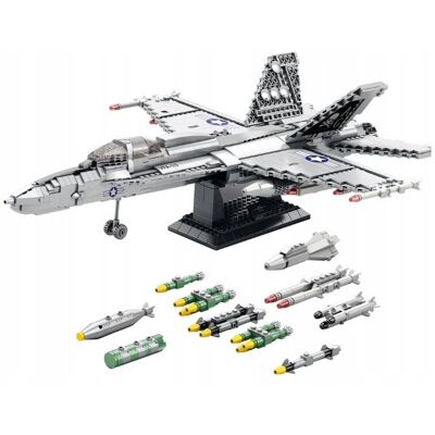 KLOCKI REOBRIX MYŚLIWIEC F-18 1387 PCS TECHNIK KLOCKI REOBRIX MYŚLIWIEC F-18 1387 PCS TECHNIK