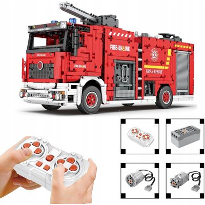 Klocki Reobrix Wóz Strażacki Duży Fire Engine Dynamic 2888 Pcs Technik Klocki Reobrix Wóz Strażacki Duży Fire Engine Dynamic 2888 Pcs Technik