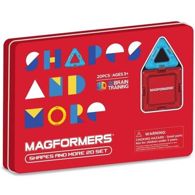 Inny producent Klocki Shapes&More; 20el - Magformers Inny producent Klocki Shapes&More; 20el - Magformers