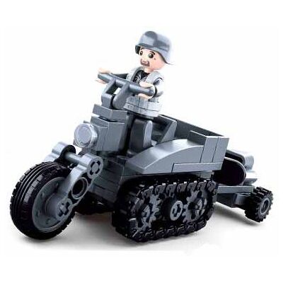 Klocki SLUBAN Army Motocykl 109 el. M38-B0680B Klocki SLUBAN Army Motocykl 109 el. M38-B0680B