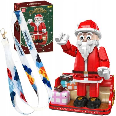 KLOCKI ŚWIĘTY MIKOŁAJ NA ŚWIĘTA FIGURKA 2087 el. MOULD KING 10072 KLOCKI ŚWIĘTY MIKOŁAJ NA ŚWIĘTA FIGURKA 2087 el. MOULD KING 10072
