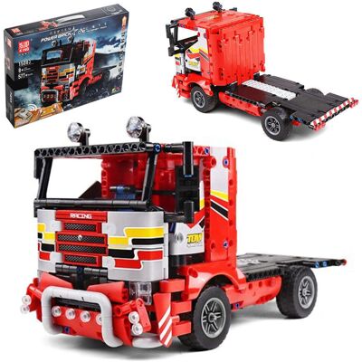 Mould King Klocki Technic Sterowana Ciężarówka Tir 577 Elementów Mould King Klocki Technic Sterowana Ciężarówka Tir 577 Elementów