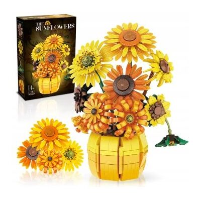 Greenzone Klocki The Sunflowers SŁONECZNIKI bukiet kwiatów 1009 el Greenzone Klocki The Sunflowers SŁONECZNIKI bukiet kwiatów 1009 el