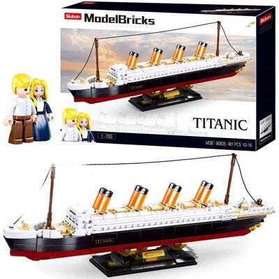 Klocki Titanic 481 Elementów Sluban Figurki Zestaw Klocków Titanic Klocki Titanic 481 Elementów Sluban Figurki Zestaw Klocków Titanic