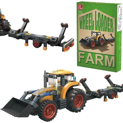 Trifox Klocki traktor ładowarka 250 elementów Trifox Klocki traktor ładowarka 250 elementów