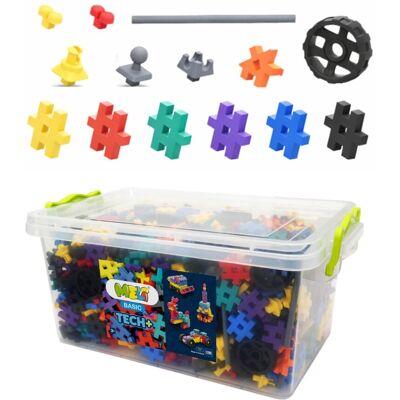 AME Group Klocki Wafle MELI Basic Tech+ 1300 el. Plastikowe Dla Dzieci Konstrukcyjne AME Group Klocki Wafle MELI Basic Tech+ 1300 el. Plastikowe Dla Dzieci Konstrukcyjne