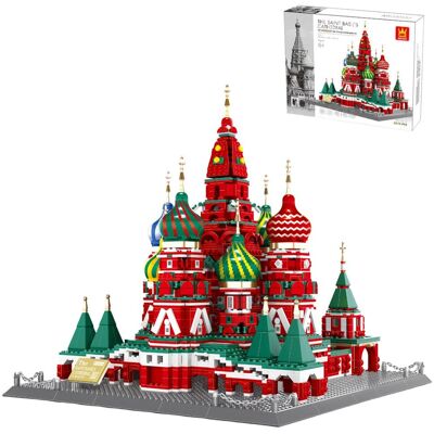 Klocki Wange 6213 - Katedra św. Bazylego w Moskwie, 3213 elementów Klocki Wange 6213 - Katedra św. Bazylego w Moskwie, 3213 elementów