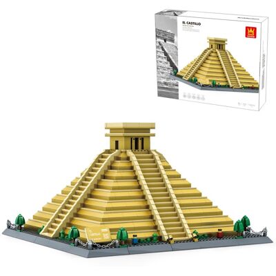 Klocki Wange 6225 - Piramida El Castillo (Świątynia Kukulkana, Chichén Itzá, Meksyk), 1340 elementów Klocki Wange 6225 - Piramida El Castillo (Świątynia Kukulkana, Chichén Itzá, Meksyk), 1340 elementów
