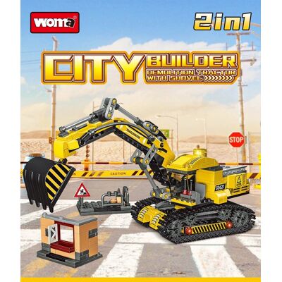 Inny producent KLOCKI WOMA CITY KOPARKA BUDOWLANA 2w1 461 el. Inny producent KLOCKI WOMA CITY KOPARKA BUDOWLANA 2w1 461 el.