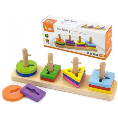 Lean Toys KLOCKI Z SORTEREM KSZTAŁTÓW Lean Toys KLOCKI Z SORTEREM KSZTAŁTÓW