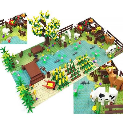 Deco Mariage KLOCKI ZESTAW 50cm FARMA zwierzęta dinozaury figurki akcesoria Deco Mariage KLOCKI ZESTAW 50cm FARMA zwierzęta dinozaury figurki akcesoria