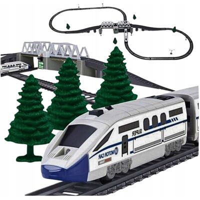 Inny producent Kolejka Elektryczna Lokomotywa Pociąg Tory Pendolino Tunel Duża na Baterie Inny producent Kolejka Elektryczna Lokomotywa Pociąg Tory Pendolino Tunel Duża na Baterie