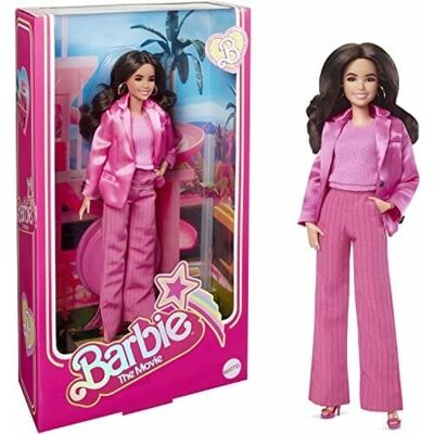 Mattel Kolekcjonerska Barbie Lalka Gloria Hpj98 W Trzyczęściowym Różowym Kombinezonie Mattel Kolekcjonerska Barbie Lalka Gloria Hpj98 W Trzyczęściowym Różowym Kombinezonie
