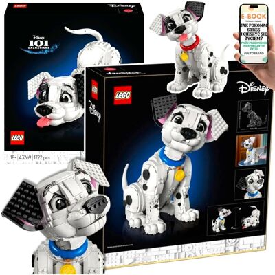 KOLEKCJONERSKI PREZENT LEGO DLA MIŁOŚNIKA DISNEYA – LEGO® 101 DALMATYŃCZYKÓW SZCZENIACZEK Kreatywny Zestaw Dla Dzieci i Dorosłych 1722 el. + EBOOK-1 KOLEKCJONERSKI PREZENT LEGO DLA MIŁOŚNIKA DISNEYA – LEGO® 101 DALMATYŃCZYKÓW SZCZENIACZEK Kreatywny Zestaw Dla Dzieci i Dorosłych 1722 el. + EBOOK-1