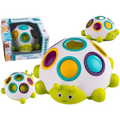 Lean Toys KOLOROWY CHRZĄSZCZ ZABAWKA EDUKACYJNA SENSORYCZNA Lean Toys KOLOROWY CHRZĄSZCZ ZABAWKA EDUKACYJNA SENSORYCZNA