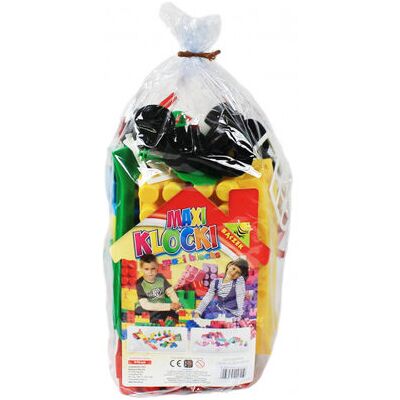 Lean Toys KOLOROWY ZESTAW KLOCKI DLA DZIECI Lean Toys KOLOROWY ZESTAW KLOCKI DLA DZIECI