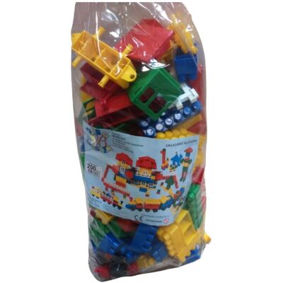 RELAKS-TOYS Konstrukcyjne klocki plastikowe dla dzieci Bobosystem 200 el. RELAKS-TOYS Konstrukcyjne klocki plastikowe dla dzieci Bobosystem 200 el.