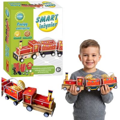 Creative Konstruktor Pociąg Elektryczny SMART Inżynier Eksperymenty STEM dla Dzieci Creative Konstruktor Pociąg Elektryczny SMART Inżynier Eksperymenty STEM dla Dzieci