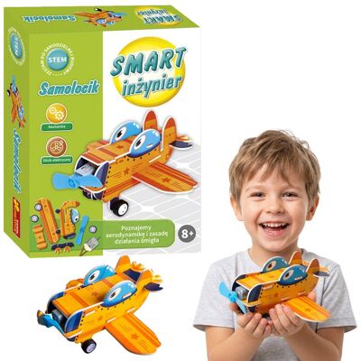 Creative Konstruktor Samolocik SMART Inżynier Eksperymenty STEM dla Dzieci Creative Konstruktor Samolocik SMART Inżynier Eksperymenty STEM dla Dzieci