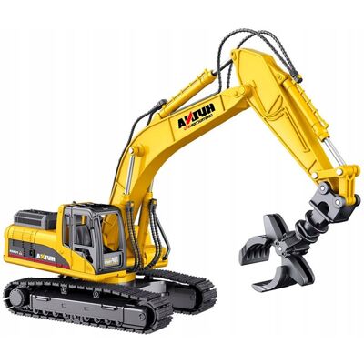 Inny producent Koparka Ładowarka Gąsienicowa Maszyna Budowlana Skala 1:50 Metalowa Inny producent Koparka Ładowarka Gąsienicowa Maszyna Budowlana Skala 1:50 Metalowa